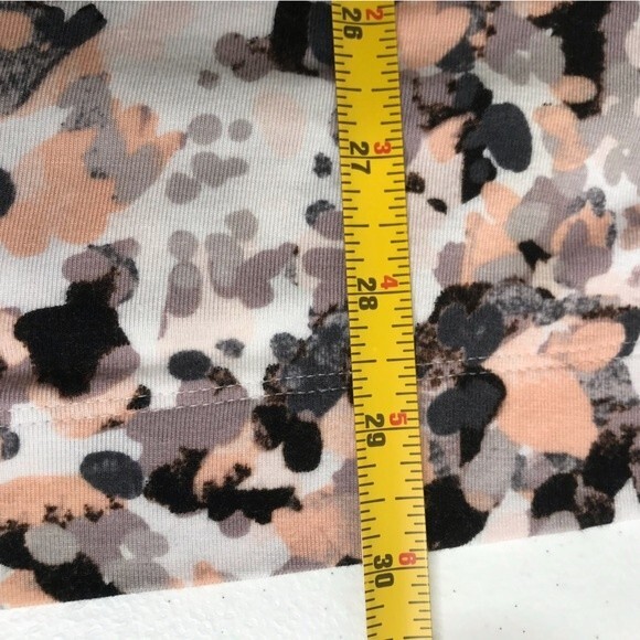 Soma Sleeveless Wrap Cumberbund Empire Waist Soft Rayon Peach Gray Dress XS - Picture 12 of 14